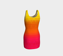 Load image into Gallery viewer, Sunset Body Con Dress: Made to Order