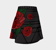 Load image into Gallery viewer, Rose flared Skirt: Made to order
