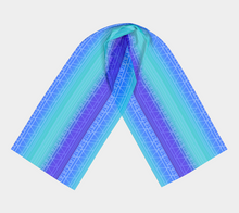 Load image into Gallery viewer, Electric blue Tunniit scarf: Made to Order