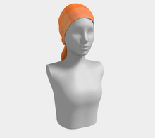 Load image into Gallery viewer, Orange Inuit Tattoo Scarf: Made to Order