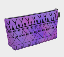 Load image into Gallery viewer, Purple and pink Sewing/Makeup Bag : Made to Order