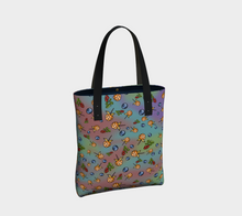 Load image into Gallery viewer, Colorful tote with berries: Made to order