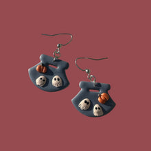 Load image into Gallery viewer, Ghost Clay Ulu Earrings
