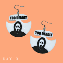 Load image into Gallery viewer, Ghostface ulu earrings
