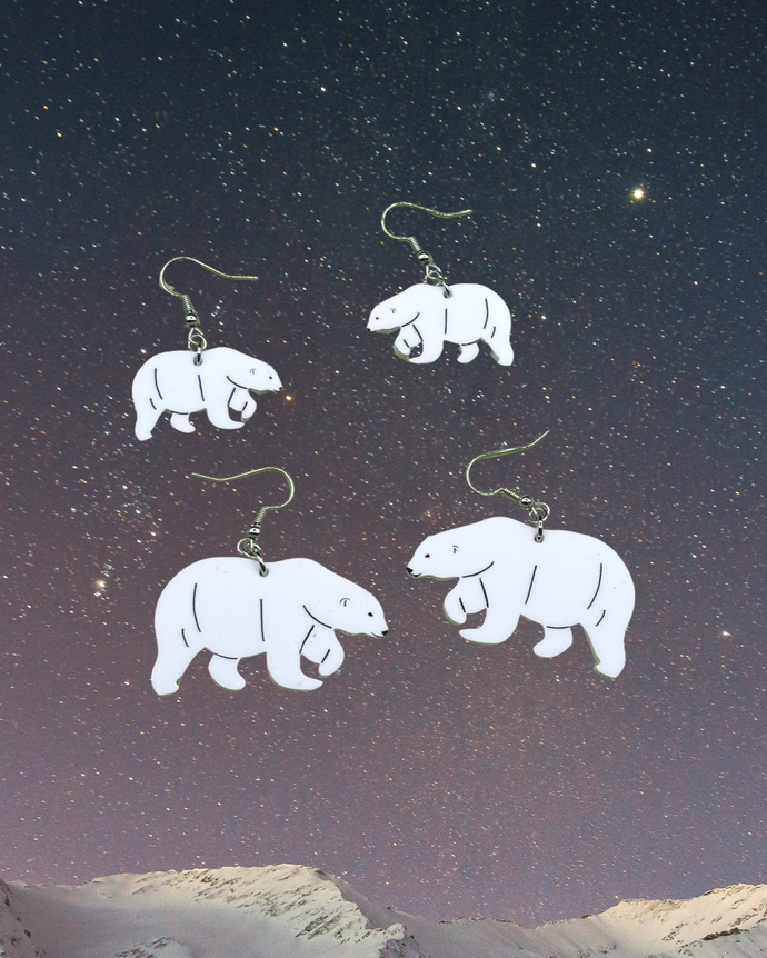 Polar Bear Earrings