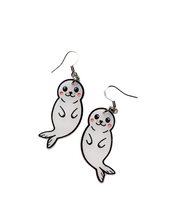Load image into Gallery viewer, Seal Earrings
