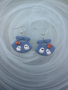 Ghost Clay Ulu Earrings