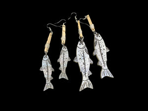* Fish Earrings with jiggers - Limited *