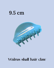 Load image into Gallery viewer, Walrus skull hair claw
