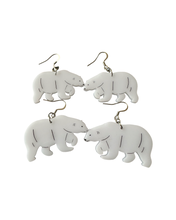 Load image into Gallery viewer, Nanuk / Polar Bear Earrings
