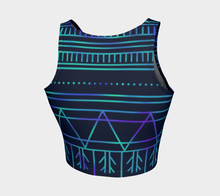 Load image into Gallery viewer, Northern lights inspired crop top: Made to Order
