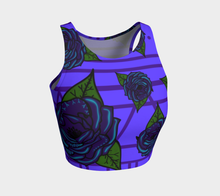 Load image into Gallery viewer, Purple Inuit Tattoo Crop Top: made to order
