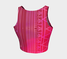 Load image into Gallery viewer, Hot Pink Inuit Tattoo Crop Top: Made to Order
