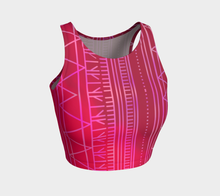 Load image into Gallery viewer, Hot Pink Inuit Tattoo Crop Top: Made to Order
