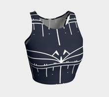 Load image into Gallery viewer, Navy crop with white Inuit Tattoos: Made to Order
