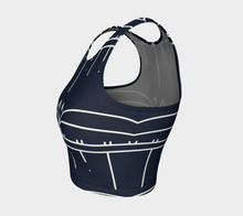 Load image into Gallery viewer, Navy crop with white Inuit Tattoos: Made to Order

