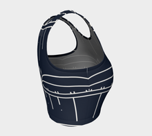 Load image into Gallery viewer, Navy crop with white Inuit Tattoos: Made to Order
