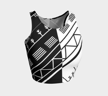 Load image into Gallery viewer, Split Inuit Tattoo Crop Top: Made to Order
