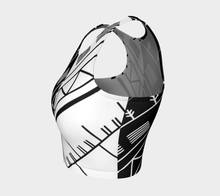 Load image into Gallery viewer, Split Inuit Tattoo Crop Top: Made to Order
