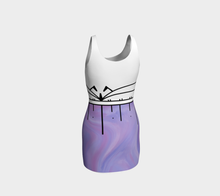 Load image into Gallery viewer, Purple Creamsicle Inuit Tattoo Dress Body Con: Made to Order
