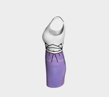 Load image into Gallery viewer, Purple Creamsicle Inuit Tattoo Dress Body Con: Made to Order
