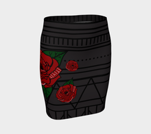 Load image into Gallery viewer, Rose grey Inuit tattoo Skirt: Made to Order

