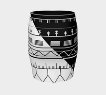 Load image into Gallery viewer, Black and white skirt : Made to Order
