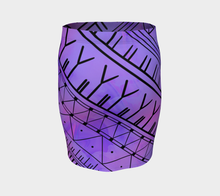 Load image into Gallery viewer, Purple and Pink Inuit Tattoo Skirt: made to order
