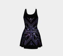 Load image into Gallery viewer, Geometric Flair Inuit Tattoo dress: Made to Order
