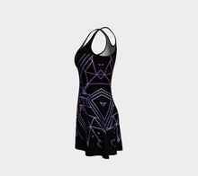 Load image into Gallery viewer, Geometric Flair Inuit Tattoo dress: Made to Order

