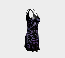 Load image into Gallery viewer, Geometric Flair Inuit Tattoo dress: Made to Order
