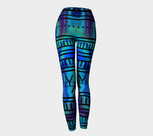 Load image into Gallery viewer, Northern lights Inuit Tattoo leggings

