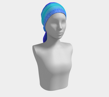 Load image into Gallery viewer, Electric blue Tunniit scarf: Made to Order
