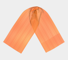 Load image into Gallery viewer, Orange Inuit Tattoo Scarf: Made to Order
