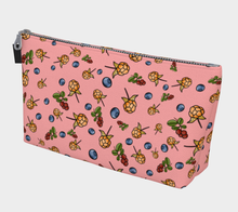 Load image into Gallery viewer, Berry Sewing Bag/ Makeup Bag: Made to Order
