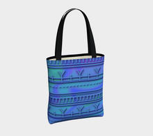 Load image into Gallery viewer, Inuit Tattoo Tote Blue: Made to Order
