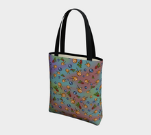 Load image into Gallery viewer, Colorful tote with berries: Made to order
