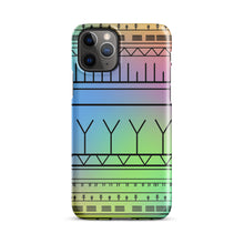 Load image into Gallery viewer, Inuit tattoo phone Snap case for iPhone
