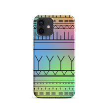 Load image into Gallery viewer, Inuit tattoo phone Snap case for iPhone
