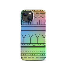 Load image into Gallery viewer, Inuit tattoo phone Snap case for iPhone
