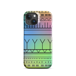 Inuit tattoo phone Snap case for iPhone