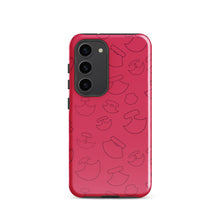 Load image into Gallery viewer, Pink ulu with dark lines phone Tough case for Samsung
