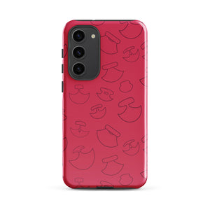 Pink ulu with dark lines phone Tough case for Samsung