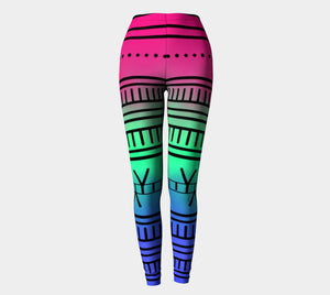 Watermelon blues leggings