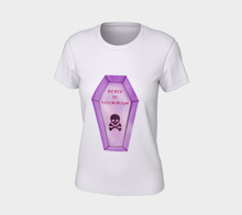 Load image into Gallery viewer, Death To Colonialism Pink T shirt Made to Order
