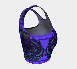 Purple Rose Tunniit Crop Top