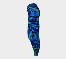 Load image into Gallery viewer, Bold Northern lights Tunniit leggings
