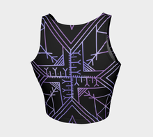Load image into Gallery viewer, Purple Tunniit Crop Top
