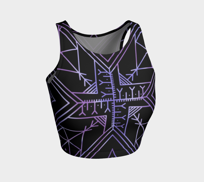 Purple Tunniit Crop Top