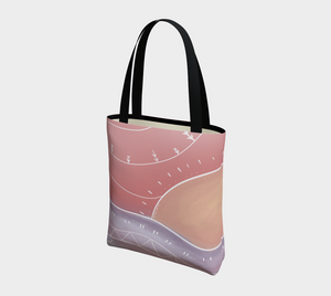 Sunset connection tote